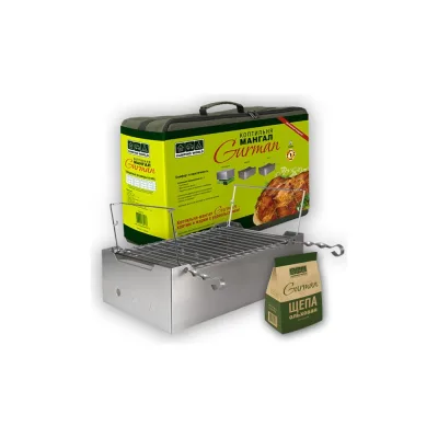 Коптильня-мангал Camping World Gurman размер M, 2 яруса 138208