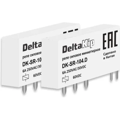 Промежуточное реле DELTAKIP Delta-Kip интерфейсные в ультратонком корпусе (1-контактные) DK-SR (104.D) DK-K0000012