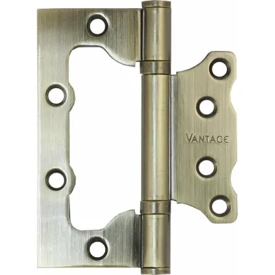 Петля без врезки, 125x75x2.5 мм, бронза, 2 шт. Vantage B2-AB