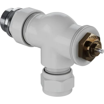 Набор термостатический осевой Royal Thermo Design Pro 15мм М30x1.5, белый НС-1646642