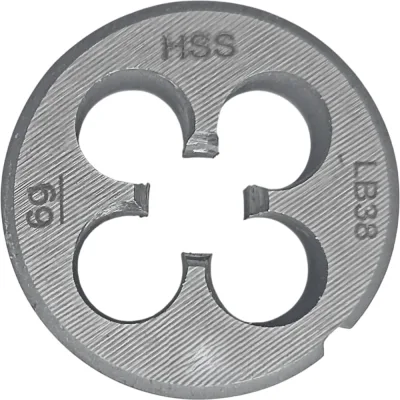 Плашка круглая GSR M9 метрическая резьба HSSG DIN EN 22568 (DIN 223) B 6g B00402220