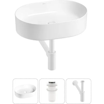 Набор Wellsee 3 в 1 Belle Spa накладная раковина 50x37 см 20212512R