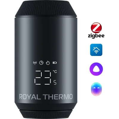 Термостат радиаторный электронный Royal Thermo Smart Heat 2.0, черный НС-1735445