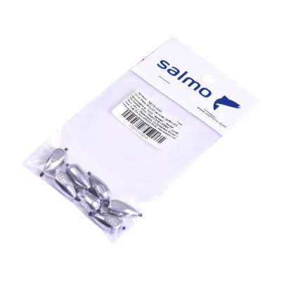 Груза на силиконовой трубке SALMO BULLET 10.0г, 7шт SBUS-0100