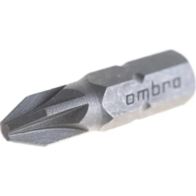 Вставка-бита 1/4"DR POZIDRIVE, PZ2, 25 мм Ombra 514602