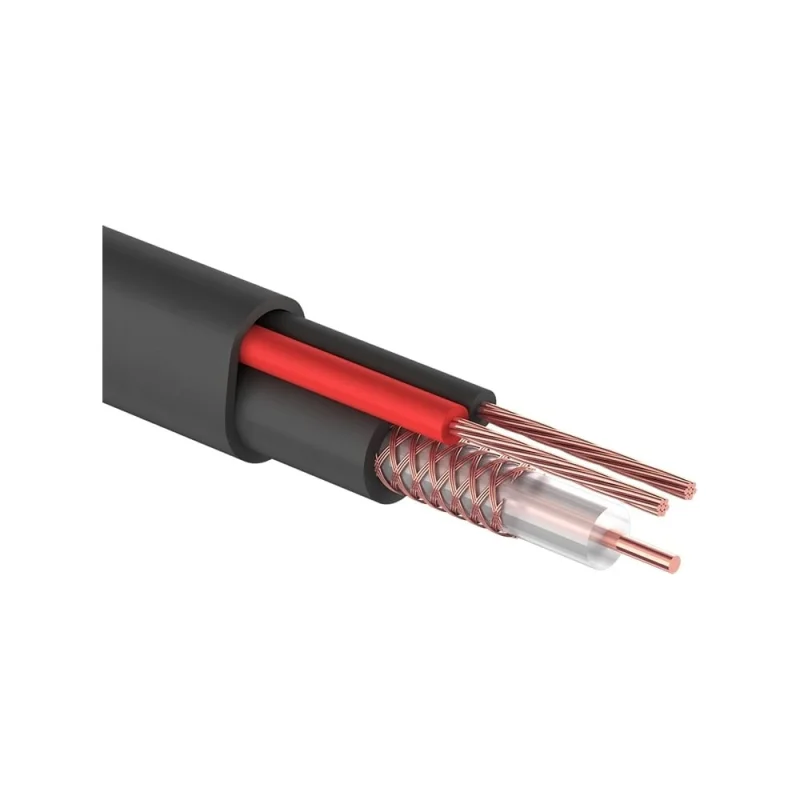 Кабель PROconnect КВК-П-2 +2x0,50 кв.мм Cu/Cu черный бухта 200 м 01-4214