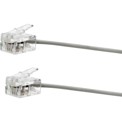 Телефонный шнур OXION L=10м, серый (6P4C), арт. OX-PH6P4CWC10MPB-GR