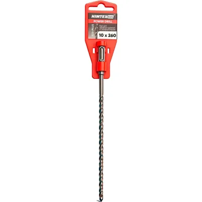 Бур для ударных дрелей и перфораторов HIMTEX SDS-PLUS (2 резца) tools 10х260 10260SPLUS2C