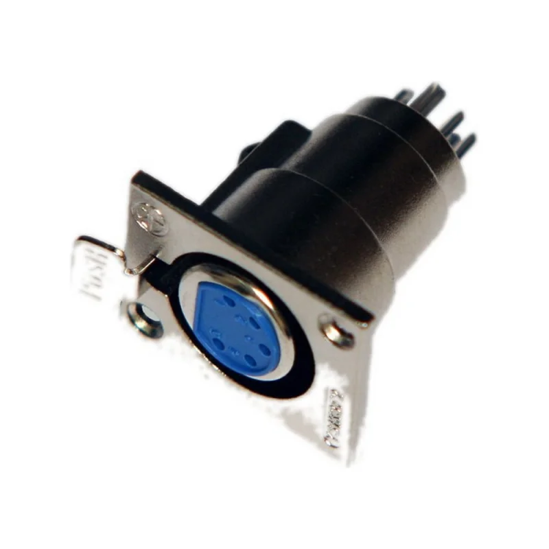Разъем XLR 5P гнездо Pro Legend металл на корпус, PL2195