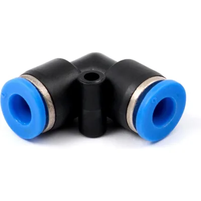 Фитинг пневматический цанговый пластиковый Г-образный PUL 10 HIMPT 00028007929