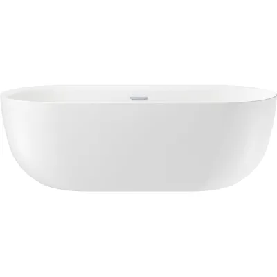 Отдельностоящая акриловая ванна Wellsee Chic Riviera 170x76 см в наборе 4 в 1 236802001
