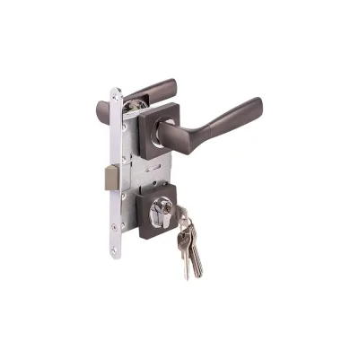 Замок врезной MARLOK 85/5218-ЦМ60 межосевое 85 мм (Тип 4) GF (графит) 029165