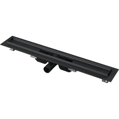 Водоотводящий желоб с порогами для перфорированной решетки Alcadrain APZ101BLACK-750 00052174