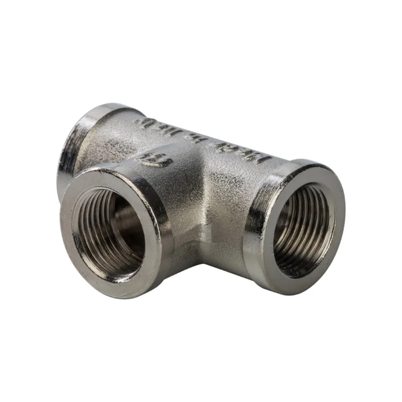 Никелированный тройник STOUT ВВ 3/8 SFT-0020-000038 RG008Q0QSVT5V8