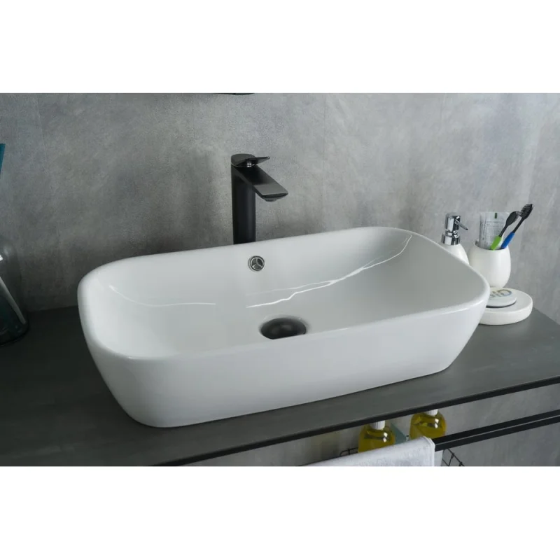 Раковина Gid N9217 накладная белая 61x34x13.5 51132