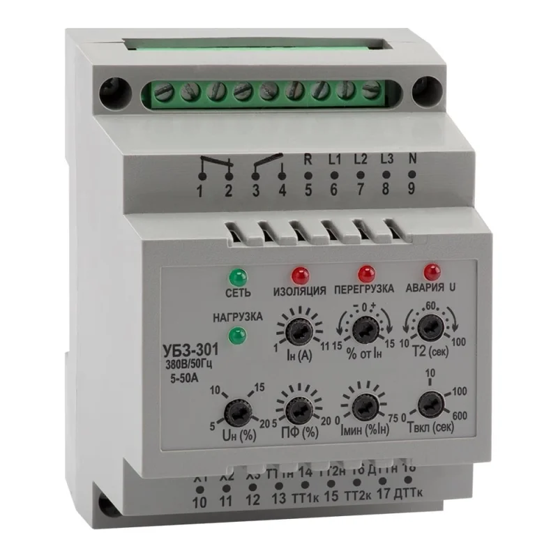 Реле защиты двигателя КЭАЗ OptiDin УБЗ-301-10-100-УХЛ3.1 139506