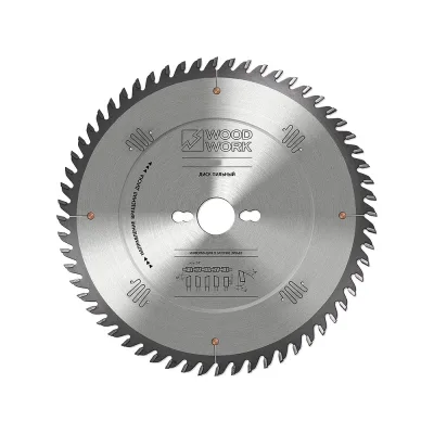 Диск пильный для фанеры Superior 250x3.2x30 мм, 80T, A=12° ATB+SHEAR WOODWORK 37.250.80