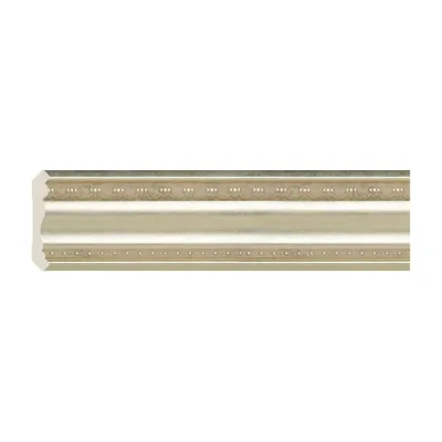 Карниз Cosca Decor 80 мм, интерьерный багет, платина СПБ051696