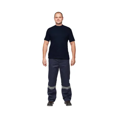 Футболка с коротким рукавом ООО Комус 160 г, темно-синяя, р. 3XL 348260