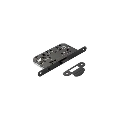 Бесшумная защёлка под цилиндр ADDEN BAU KEY 418 BLACK 940002023079