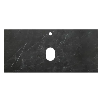 Столешница BelBagno из керамогранита 1000x460 Marmo Nero Opaco KEP-100-MNO