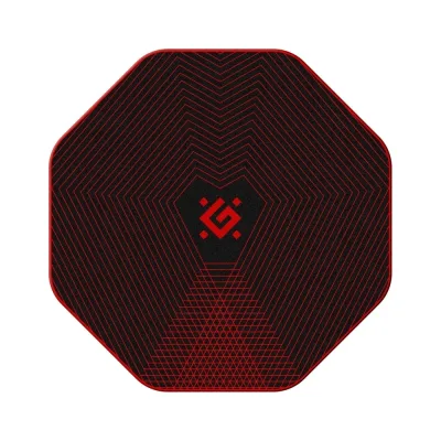 Напольный игровой ковер DEFENDER Tekta, 1160х1160х4 мм, черный 50568