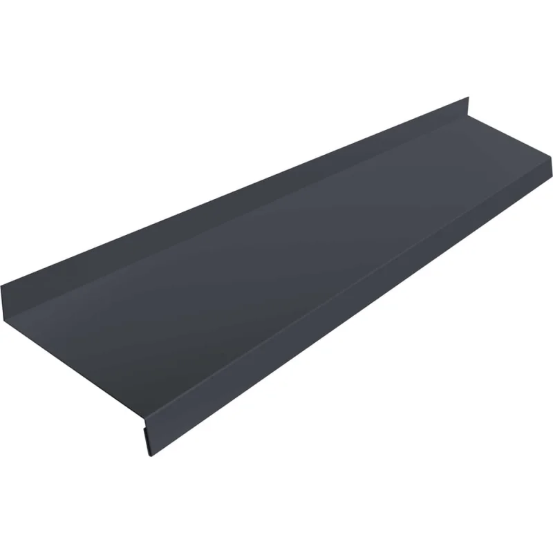 Комплект отливов простых Grand Line 150 0.45, PE-f RAL 7024, 1.25м, 3шт 791863