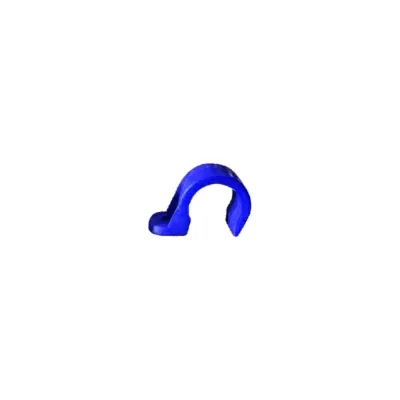 Крепеж-скоба для сантехнических труб Fedast для монтажных пистолетов, 20 мм, синий, односторонняя, 100 шт. SK20-1-B
