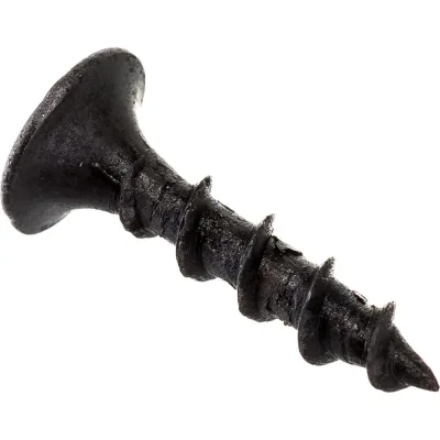 Саморез КРЕП-КОМП черный, по дереву, 3,5х19, 150 шт. чд19мф