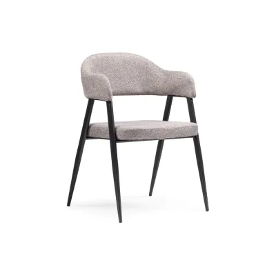 Стул Woodville Twin на металлокаркасе, gray/black 15412
