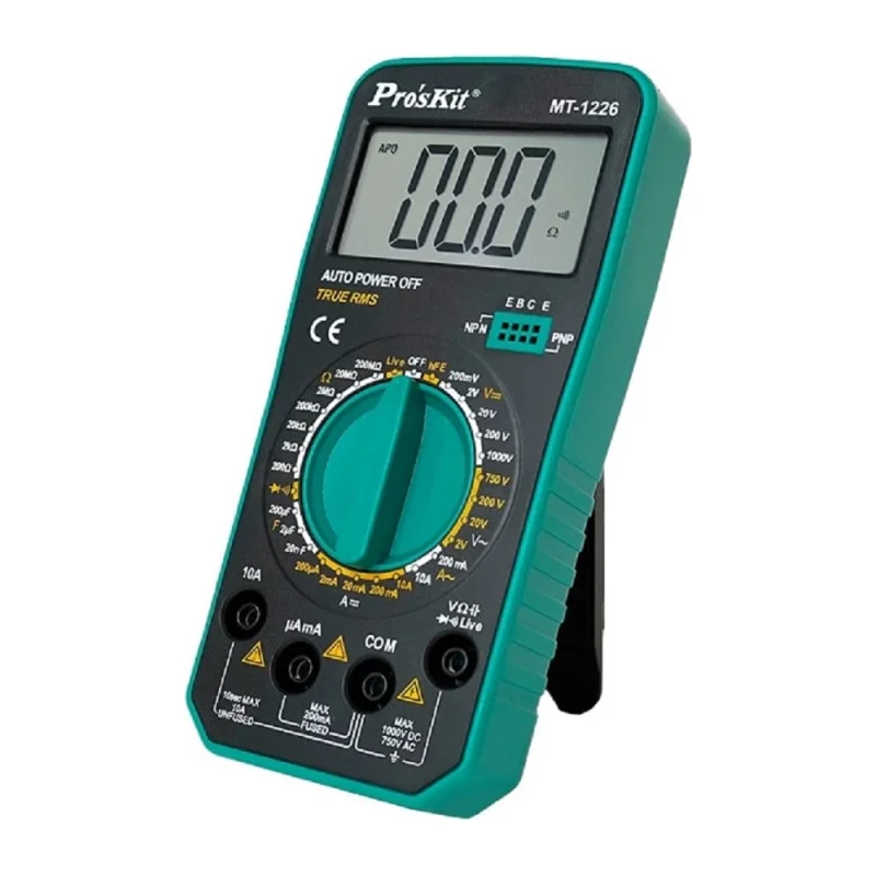 Мультиметр цифровой портативный Pro'sKit MT-1226 С00040340