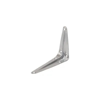 Кронштейн с ребром жесткости STARFIX 250x300 мм, хром эффект SMP-97098-1