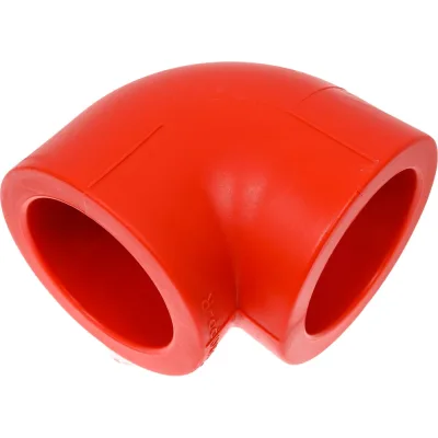 Полипропиленовый противопожарный угол Blue Ocean 90 - 63, красный Fire - S - B1 PPRF/90E(R) - 63