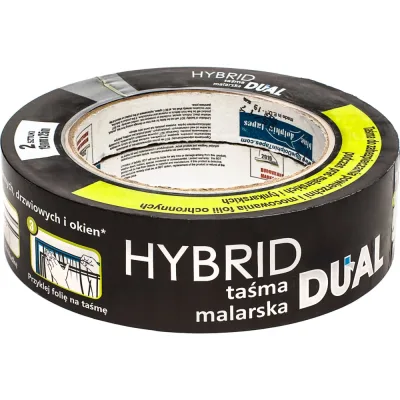Двухсторонняя малярная лента Blue Dolphin Hybrid Dual, 19мм х 25м х 2шт. MHD27856
