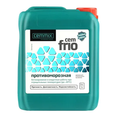Добавка противоморозная для бетонов и растворов Cemmix CemFrio 5 л