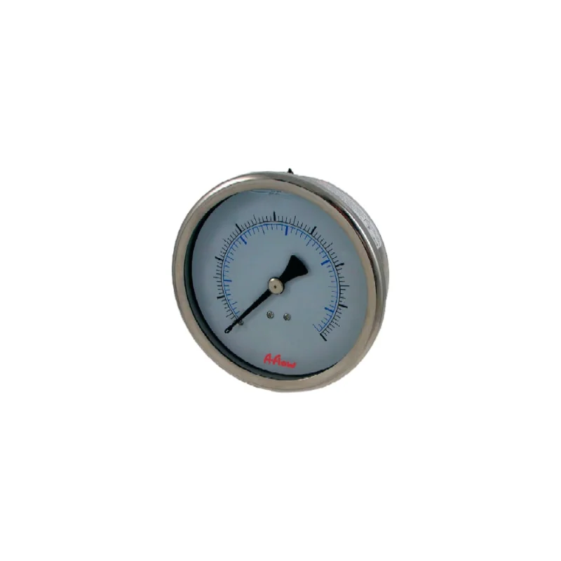 Манометр от 0 до 10 бар из нержавеющей стали, D40 мм, NPT 1/4", штуцер сзади по центру A-Flow G30-S-4N-40B-10bar