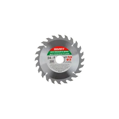Диск пильный по дереву 200x32/30 мм, Z24 ВОЛАТ 88140-24