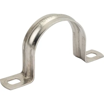 Металлическая двухлапковая скоба FORTISFLEX СМД INOX 38-40 мм 80984