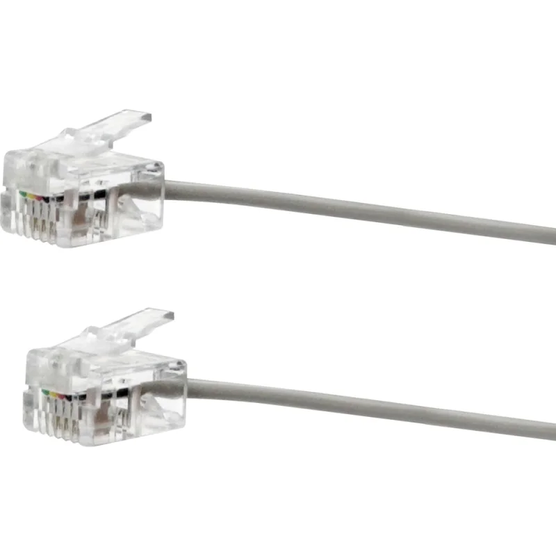 Телефонный шнур OXION L=20м, серый (6P4C), арт. OX-PH6P4CWC20MPB-GR
