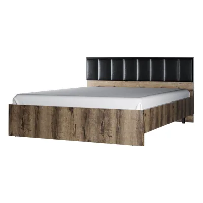 Кровать Anrex 160М, Джаггер, цвет Дуб монастырский / Черный 662518