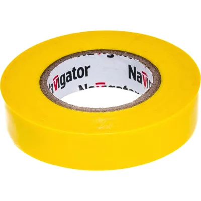 Изолента ПВХ Navigator 15мм 20м желтая NIT-B15-20/Y 71105