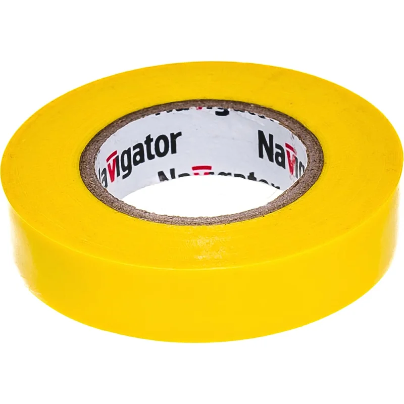 Изолента ПВХ Navigator 15мм 20м желтая NIT-B15-20/Y 71105