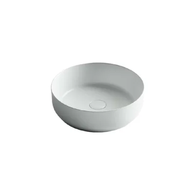 Умывальник чаша Ceramicanova Element накладная круглая, 390х390х120 мм CN6022
