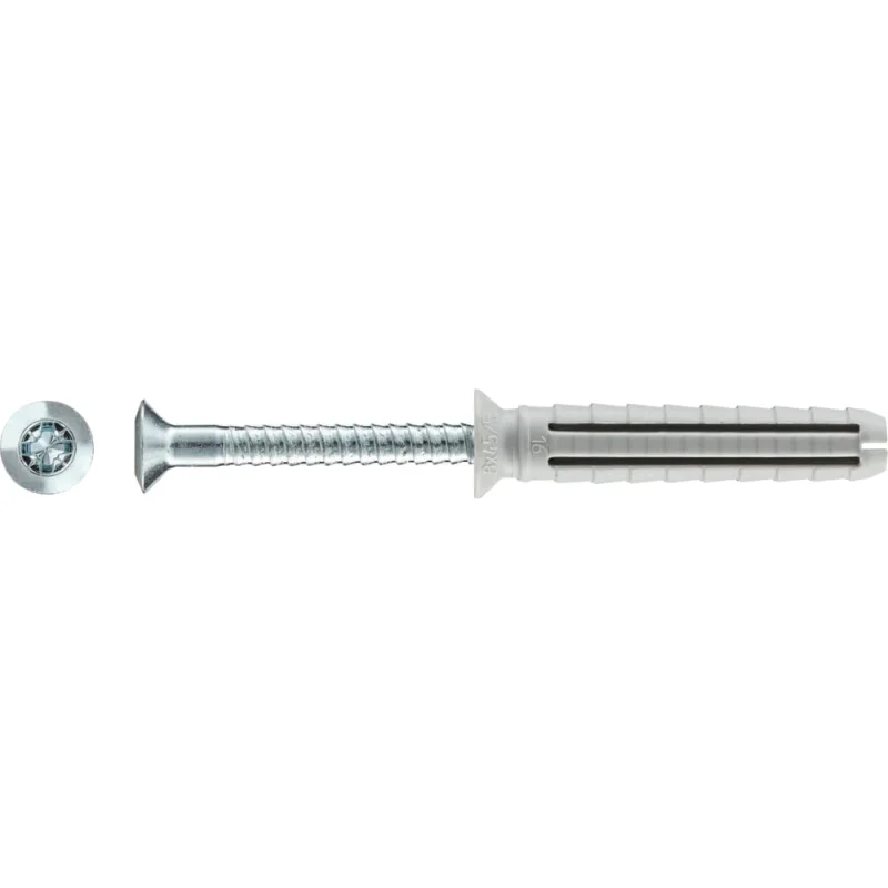 Дюбель-гвоздь Tecfi YZ потайн. 8x45, 30 шт. 147505