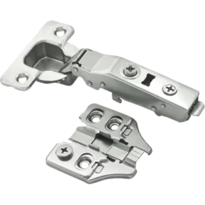 Петля MF Prima Top 3D, 45 мм, Clip-on, накладная с доводчиком, мягкий ход, никель, в сборе, H=2 18203v