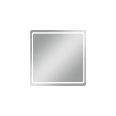 Шкаф зеркальный MIXLINE Симпл 700×700, универсальный, механический выключатель, светодиодная подсветка 558460