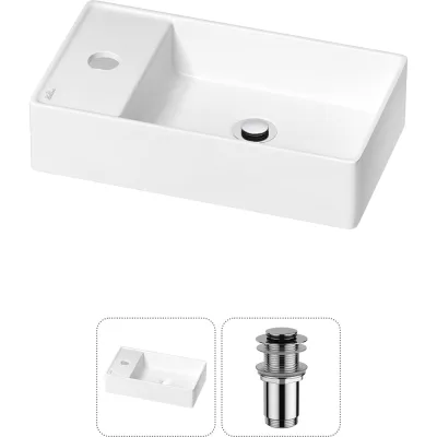 Мини-раковина для ванной комнаты или туалета Wellsee WC Area в наборе 2 в 1 20213794R