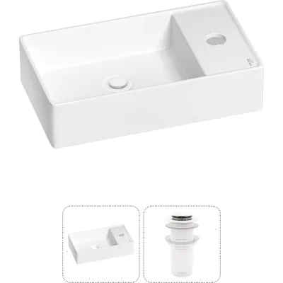 Мини-раковина для ванной комнаты или туалета Wellsee WC Area в наборе 2 в 1 20213613R