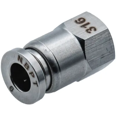 Фитинг NBPT прямой с внут. резьбой SSF 06-1/8 (01) (нерж. 316) арт. 85997