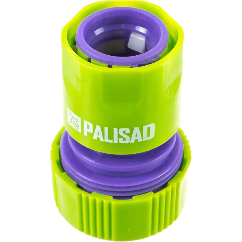 Пластмассовый соединитель-адаптер Palisad 3/4" внешняя резьба соединитель шланга 3/4" 65755